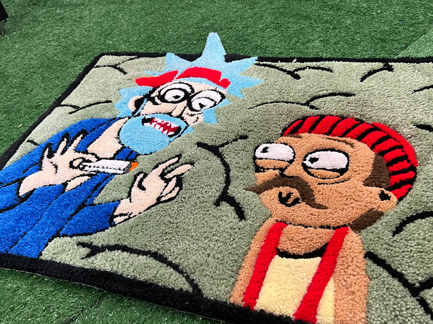 Rick and Morty Rug