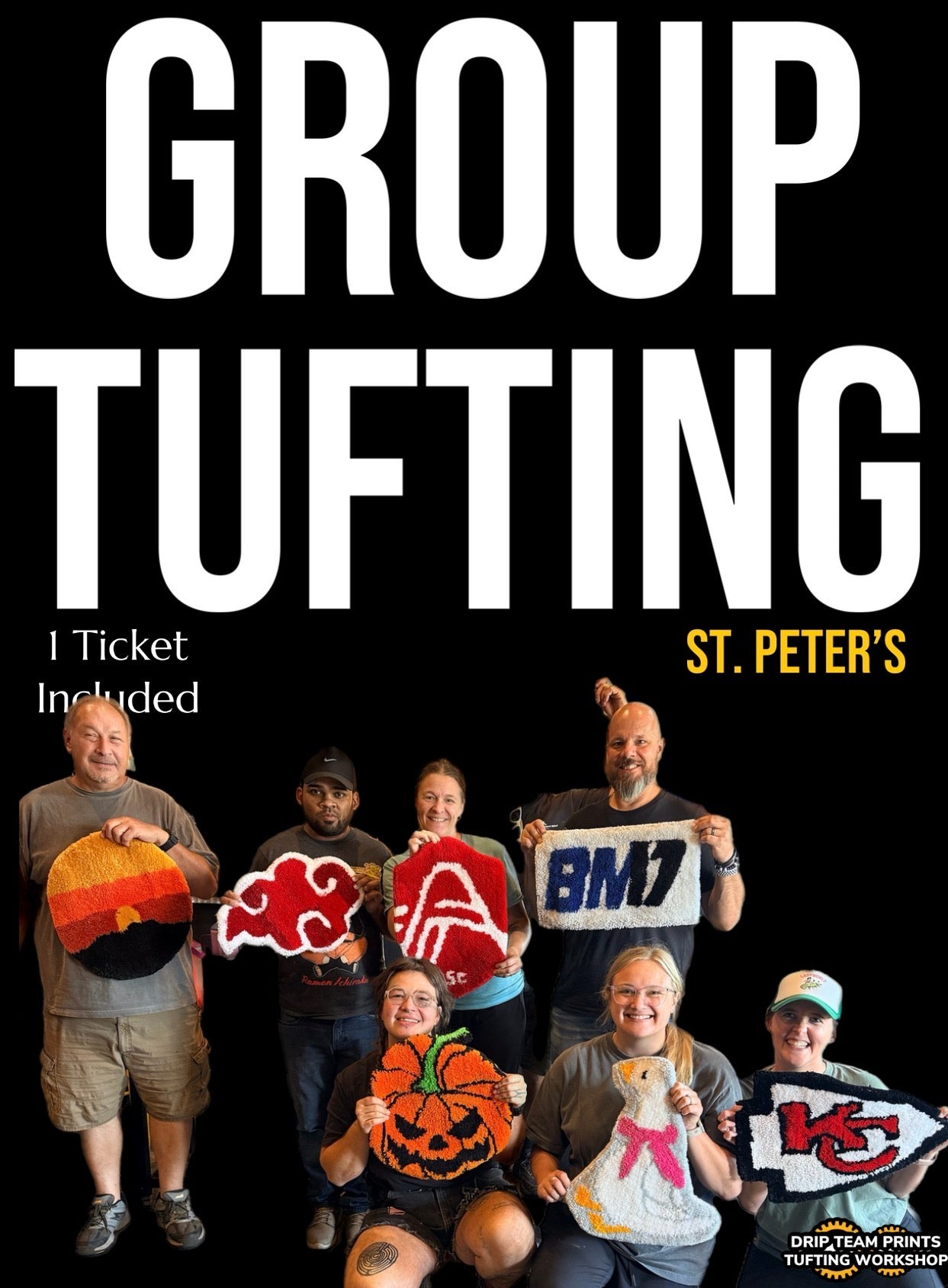 GROUP TUFTING ST PETERS JUNE-AUG