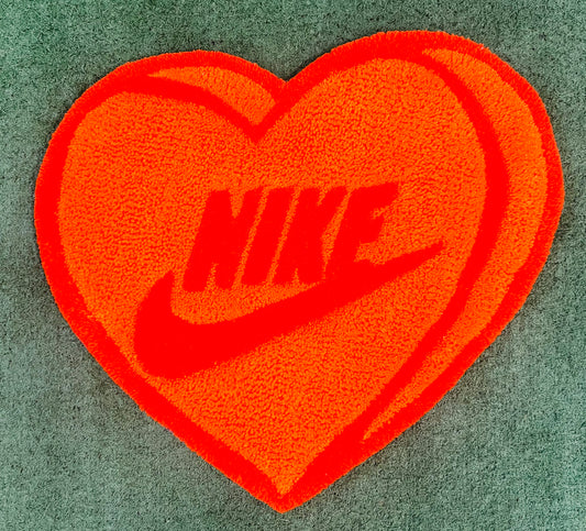 Orange Nike Heart