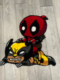 Dead pool/ Wolverine Rug