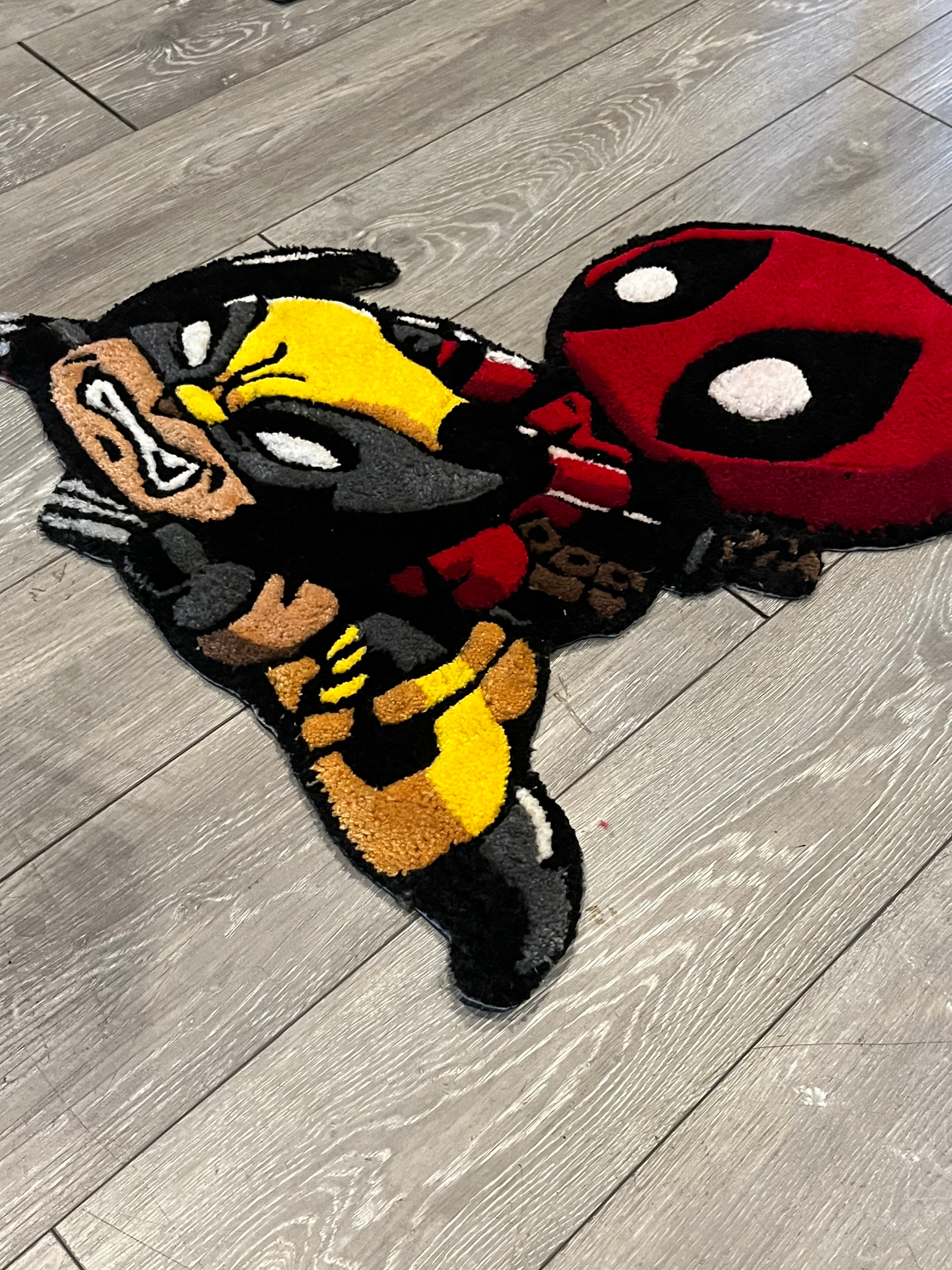 Dead pool/ Wolverine Rug