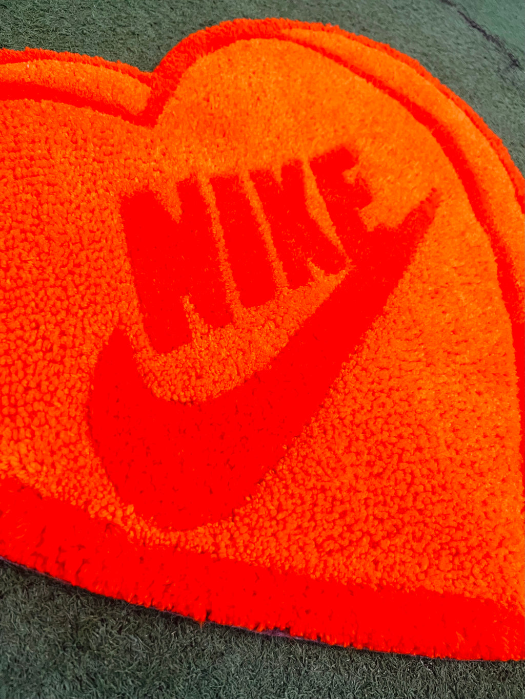 Orange Nike Heart