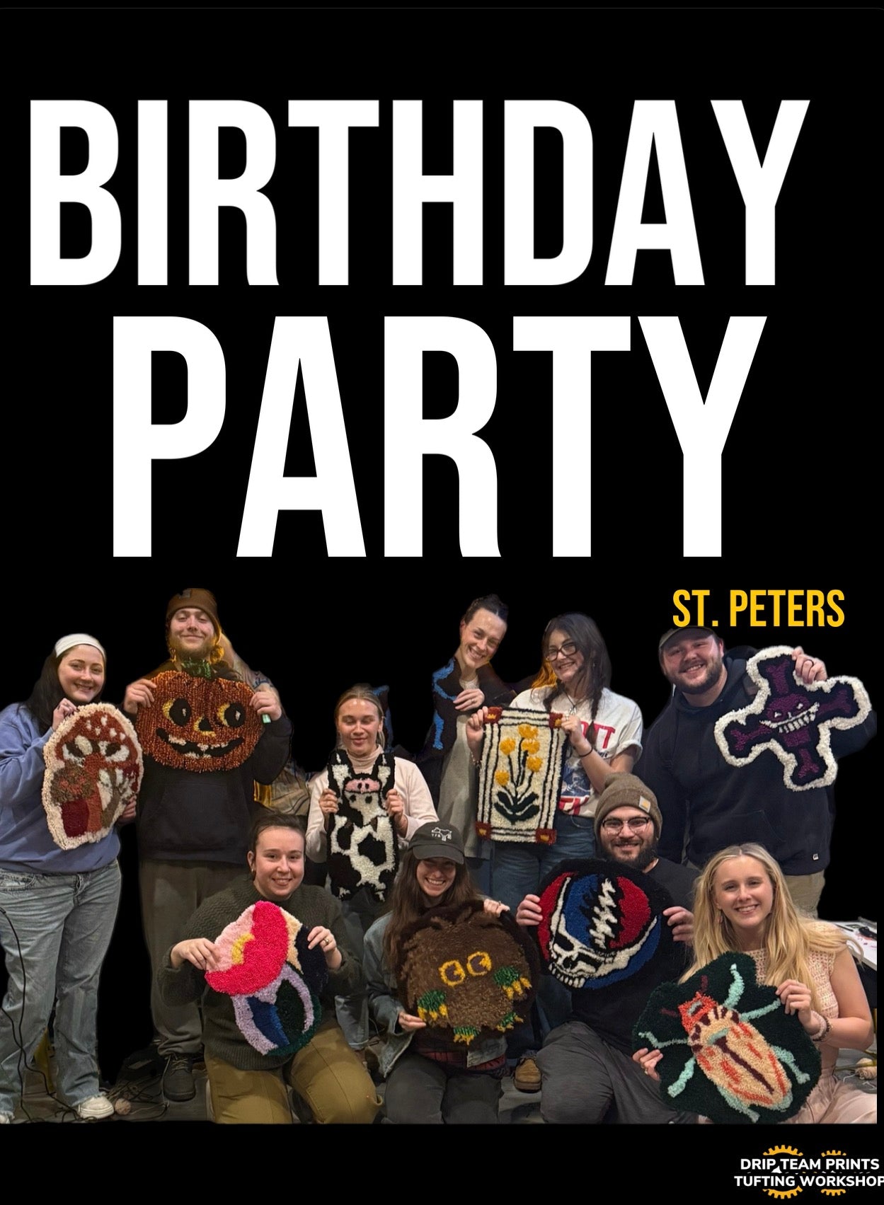 BIRTHDAY TUFTING ST PETERS
