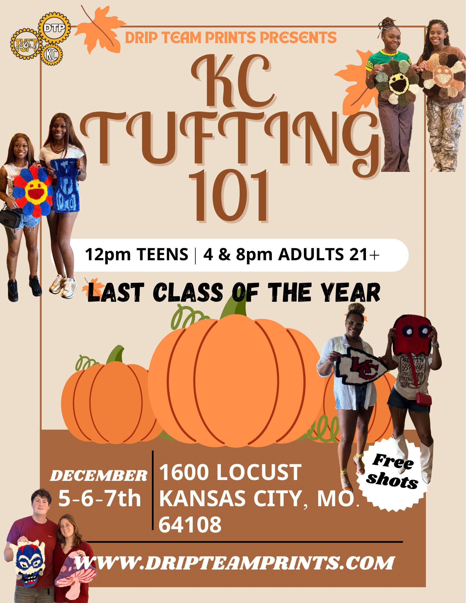 KC TUFTING 101 - December