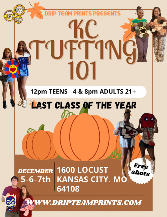 KC TUFTING 101 - December