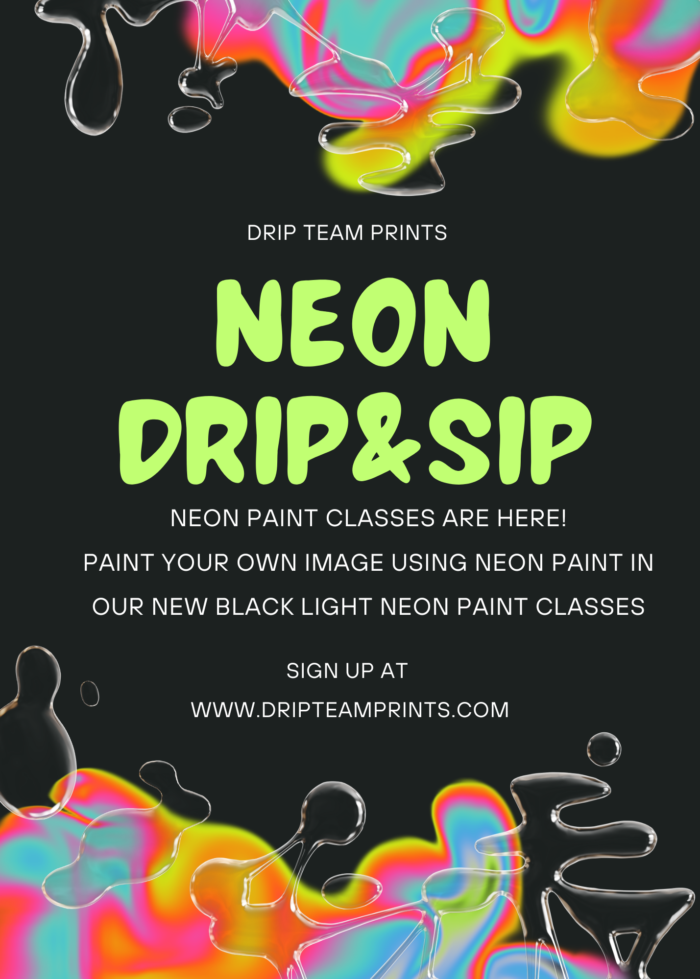 NEON PAINT CLASS - 2025