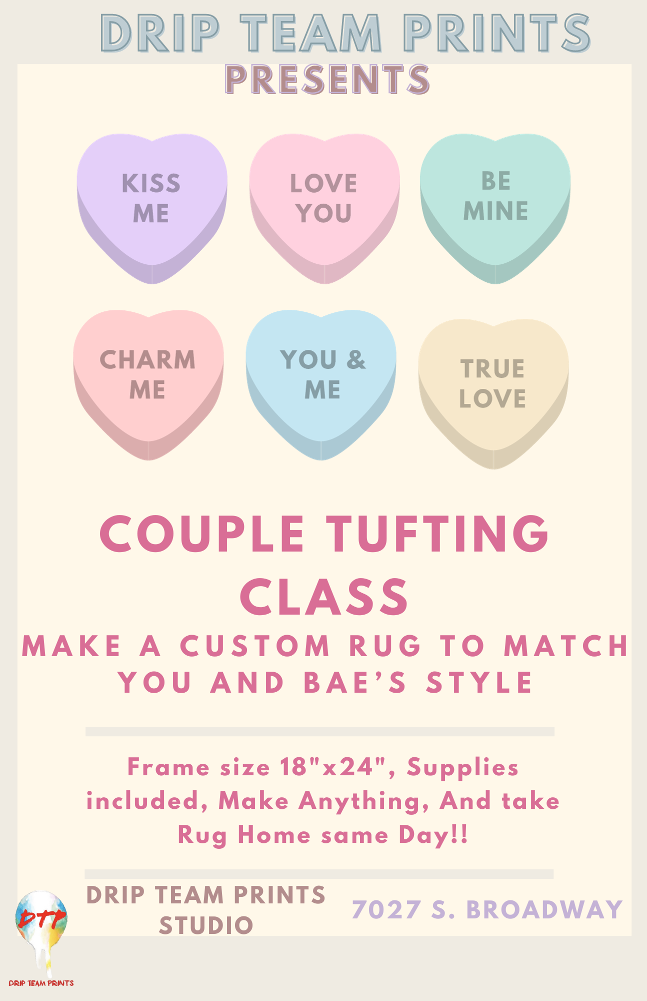 Couple Tufting Class - February 2024