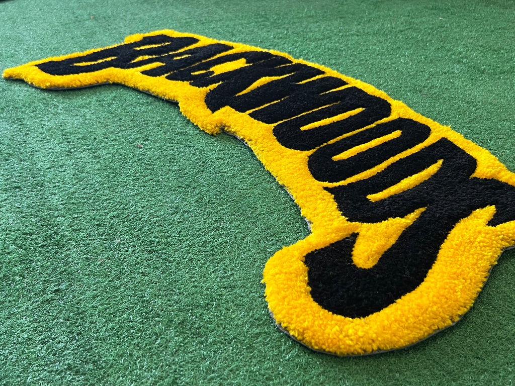 Yellow “Backwoods” Rug