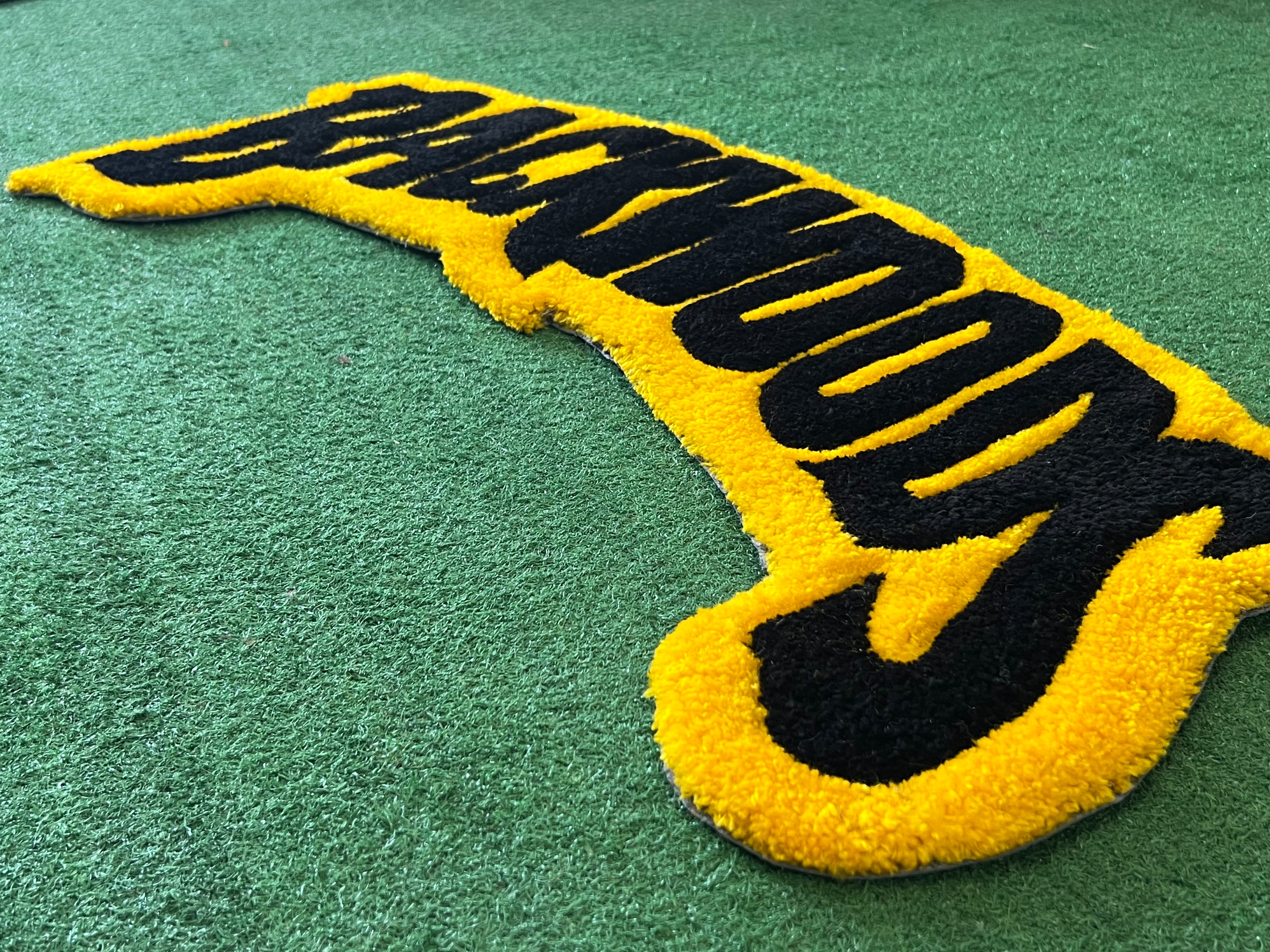 Yellow “Backwoods” Rug