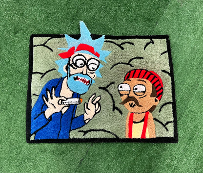 Rick and Morty Rug