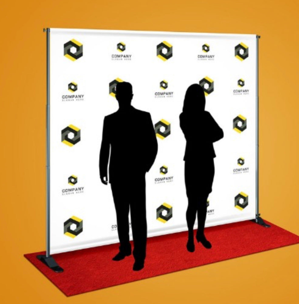 Repeat Logo BackDrop