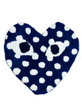"Polka Dot Heart Rug"